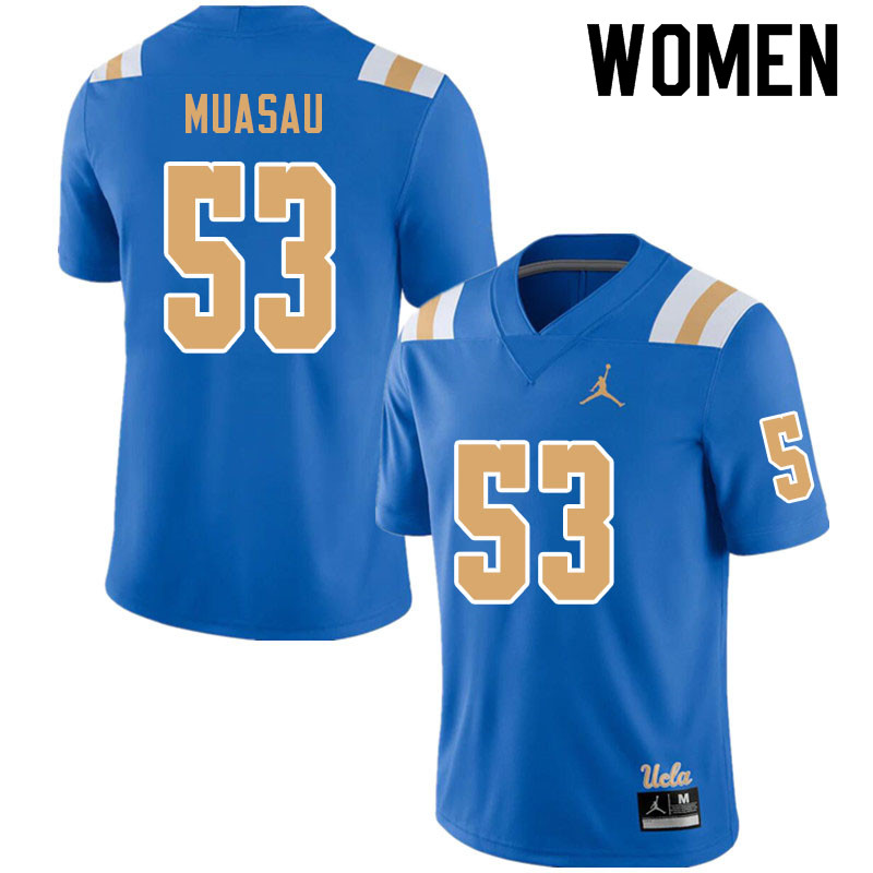 Jordan Brand Women #53 Darius Muasau UCLA Bruins College Football Jerseys Sale-Blue - Click Image to Close